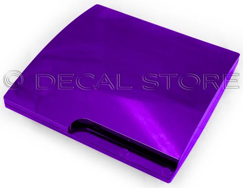 Purple Chrome PS3 Slim Skin