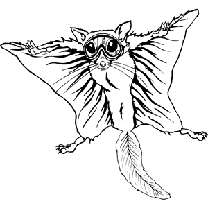 Bat Mascot Decal B231