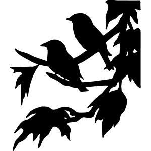 Birds in Tree Decal 152
