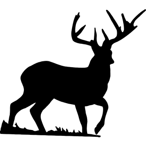 Whitetail Deer with Rack Decal 193