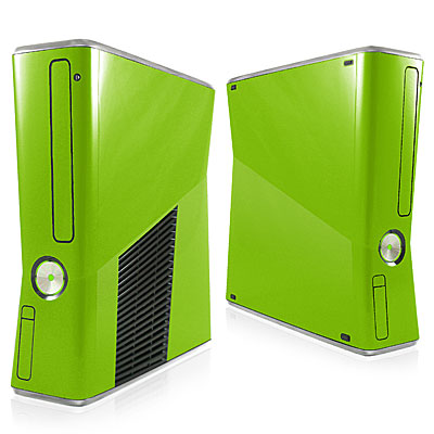 Lime Green Xbox 360 Slim Skin