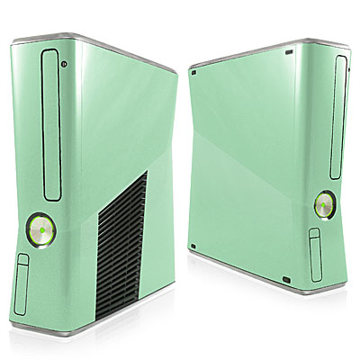 Seafoam Green Xbox 360 Slim Skin