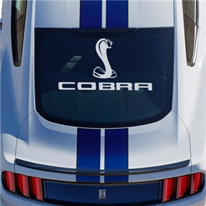 Classic Shelby Cobra Rear Window Decal