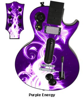 Guitar Hero 3 Les Paul skin - Purple Energy