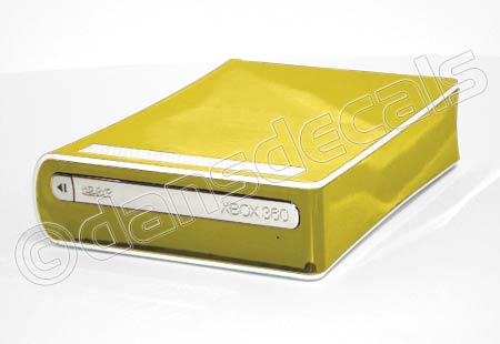 Gold Mirror HD DVD Drive Skin for Xbox 360