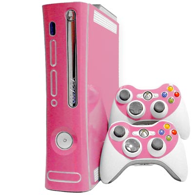 Pink Xbox 360 Skin