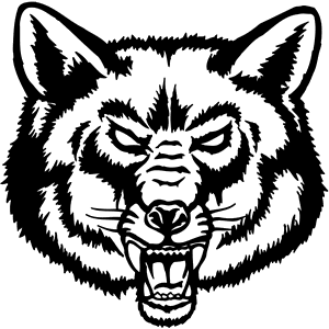 Wolf Mascot Decal B233