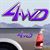 4x4 Decals Full Color TDG005 (Style 102, Purple)