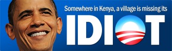 Kenya Village Missing its Idiot - Bumper Sticker