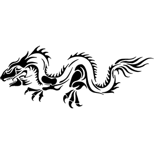 Chinese Dragon Decal 002