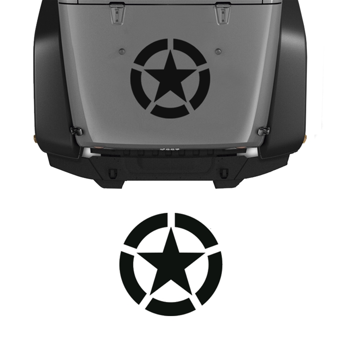 Invasion Star Decals for Military Army Jeep