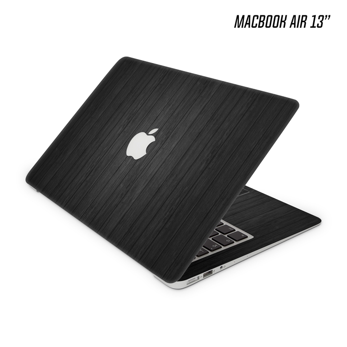 Macbook Air 13&quot; inch Dark Gray Wood Plank Skin 