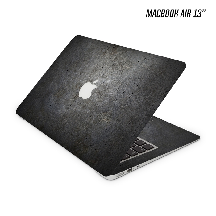 Macbook Air 13&quot; inch &quot;Steel&quot; Metal Texture Skin