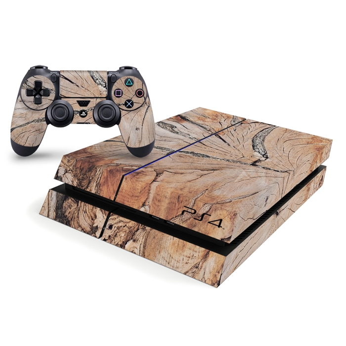 Playstation 4 Console Skin - Wooden Pattern 1