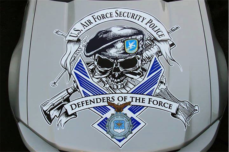 Security Forces Hood Graphic