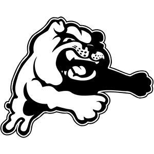 Bull Dog Mascot Decal B083