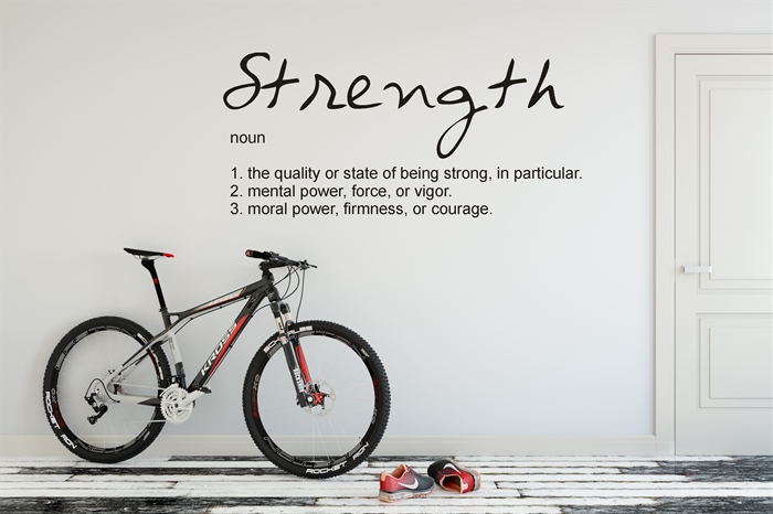 Strength - noun Definition Wall Decal