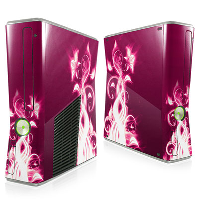 Pink Energy Xbox 360 Slim Skin