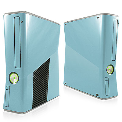 Cool Blue Xbox 360 Slim Skin