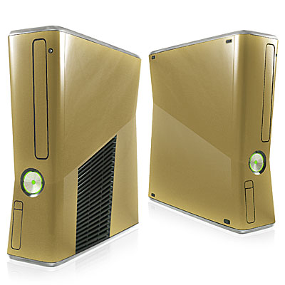 Gold Xbox 360 Slim Skin