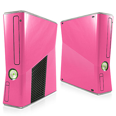 Hot Pink Xbox 360 Slim Skin