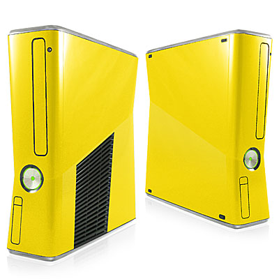 Yellow Xbox 360 Slim Skin