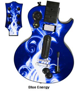 Guitar Hero 3 Les Paul skin - Blue Energy