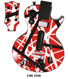 Guitar Hero 3 Les Paul skin - EVH 5150 Red