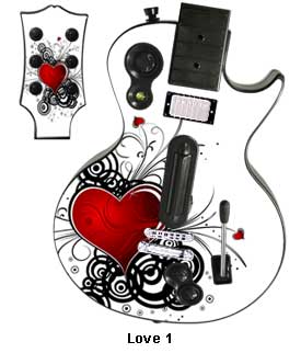 Guitar Hero 3 Les Paul skin - Love 1