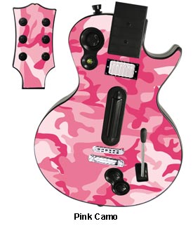 Guitar Hero 3 Les Paul skin - Pink Camo