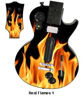 Guitar Hero 3 Les Paul skin - Real Flames 1