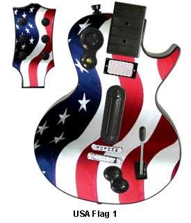 Guitar Hero 3 Les Paul skin - USA Flag 1