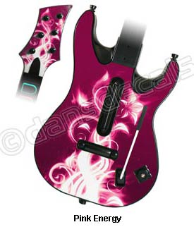 Guitar Hero World Tour Skin - Pink Energy