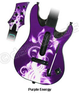Guitar Hero World Tour Skin - Purple Energy