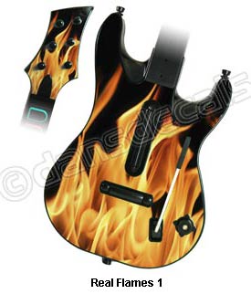 Guitar Hero World Tour Skin - Real Flames 1