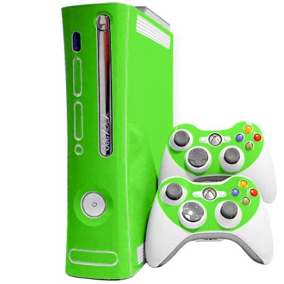 Lime Green Xbox 360 Skin