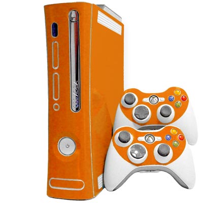 Orange Xbox 360 Skin