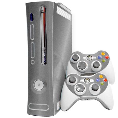 Silver Xbox 360 Skin