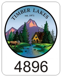 Timber Lakes Window Decals